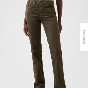 NWT Gap Mid Rise stretch Corduroy Baby Boot Pants